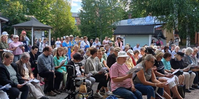 Allsång  i Tammerfors